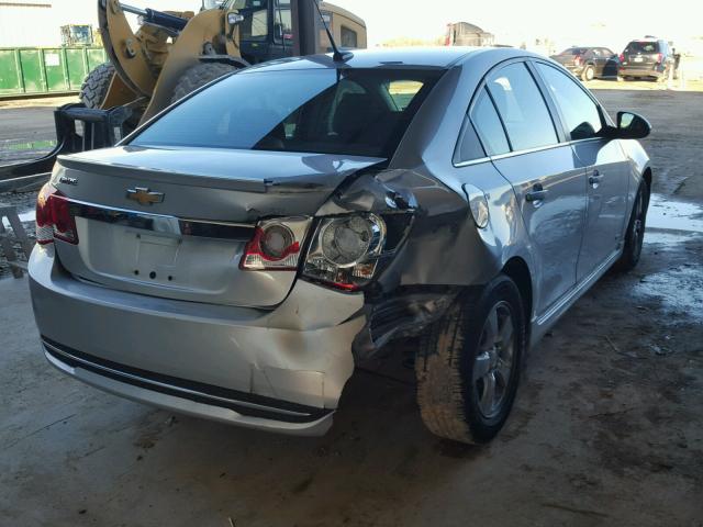 1G1PC5SB4E7474221 - 2014 CHEVROLET CRUZE LT SILVER photo 4