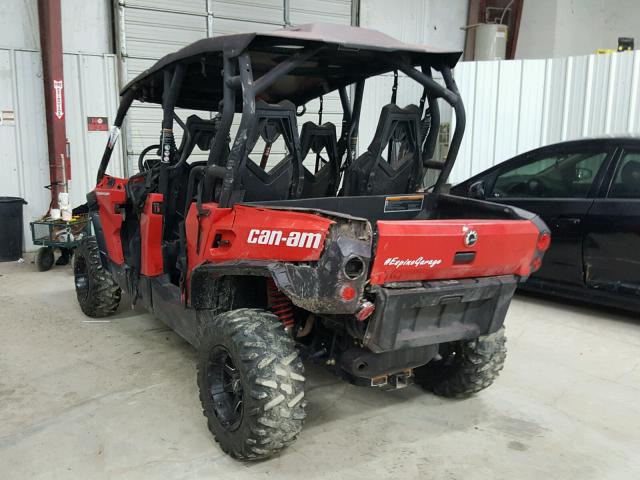 3JBKBAN28HJ000229 - 2017 CAN-AM COMMANDER RED photo 3