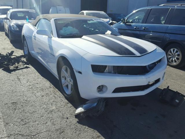 2G1FB3D33C9117200 - 2012 CHEVROLET CAMARO LT WHITE photo 1