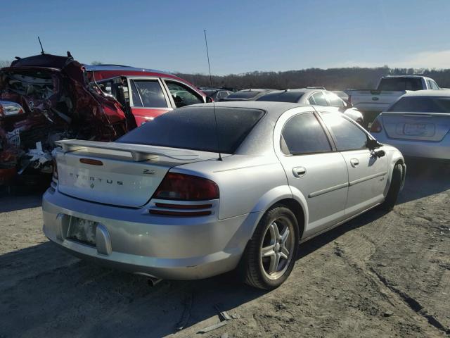 1B3EL76RX2N302589 - 2002 DODGE STRATUS R/ SILVER photo 4