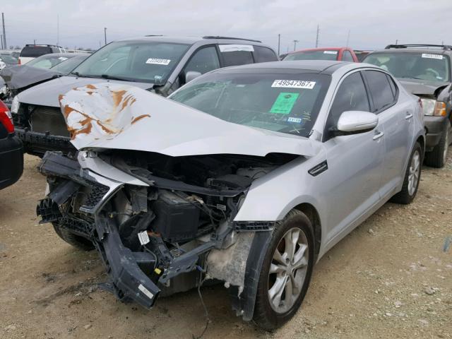 5XXGN4A79DG199749 - 2013 KIA OPTIMA EX SILVER photo 2