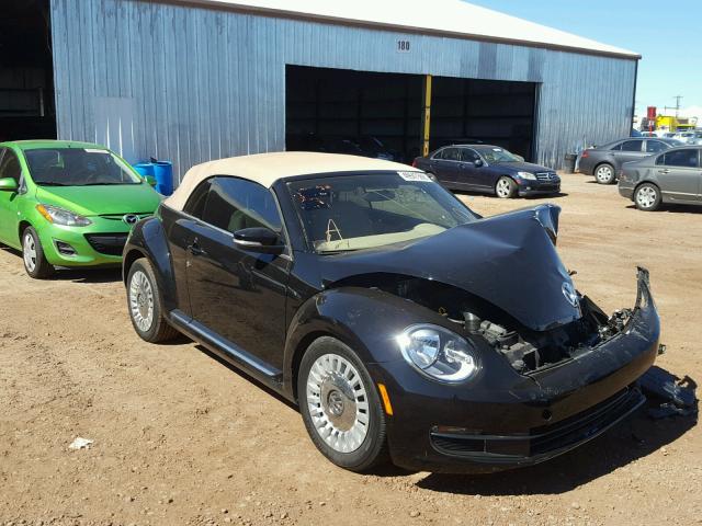 3VW517AT8EM820638 - 2014 VOLKSWAGEN BEETLE BLACK photo 1