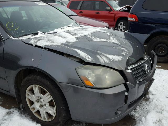 1N4AL11DX5C194910 - 2005 NISSAN ALTIMA S GRAY photo 9