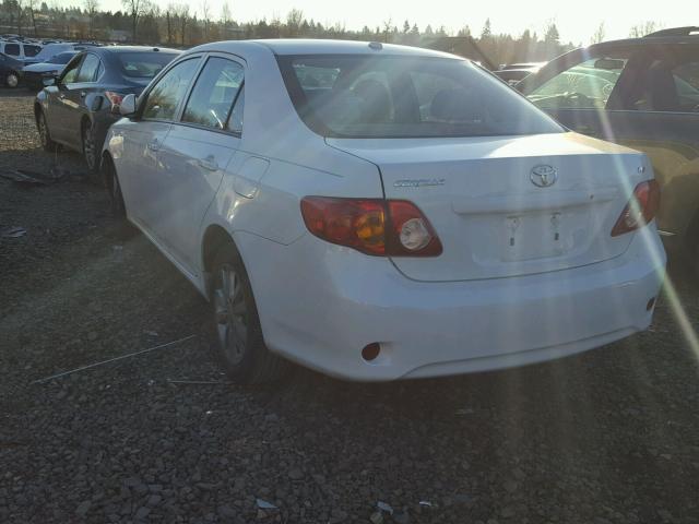 2T1BU4EE3AC335253 - 2010 TOYOTA COROLLA BA WHITE photo 3