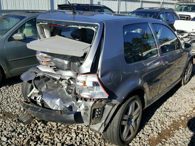 9BWDE61J734040835 - 2003 VOLKSWAGEN GTI GRAY photo 4