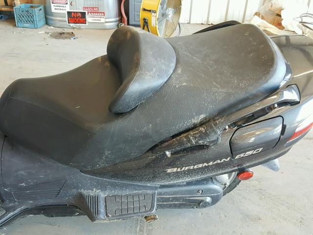 JS1CP51A572101430 - 2007 SUZUKI AN650 BLACK photo 7