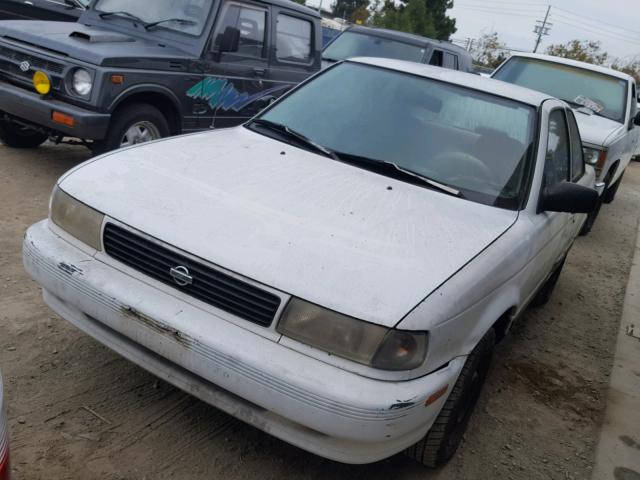 1N4EB32A2RC814286 - 1994 NISSAN SENTRA E WHITE photo 2