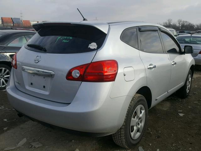 JN8AS5MT3DW017978 - 2013 NISSAN ROGUE S SILVER photo 4