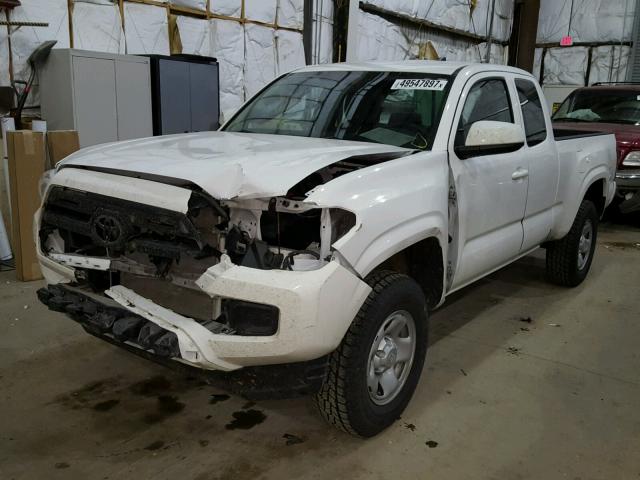 5TFSX5EN4GX040802 - 2016 TOYOTA TACOMA ACC WHITE photo 2