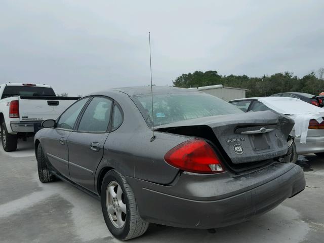 1FAFP53U22A242499 - 2002 FORD TAURUS SE GRAY photo 3