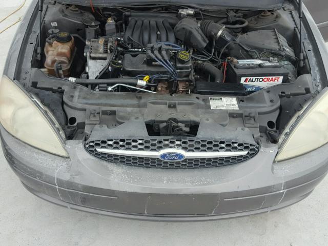 1FAFP53U22A242499 - 2002 FORD TAURUS SE GRAY photo 7