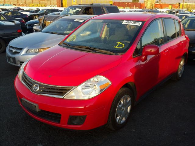 3N1BC1CP8CK266526 - 2012 NISSAN VERSA S RED photo 2