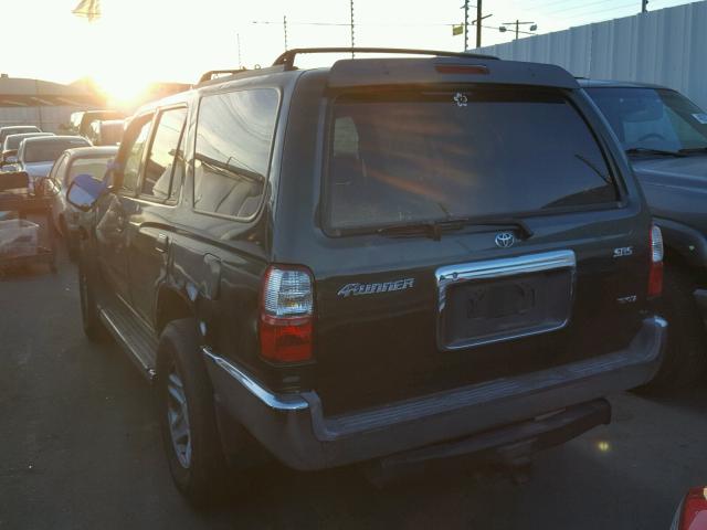 JT3GN86R820230221 - 2002 TOYOTA 4RUNNER SR GREEN photo 3