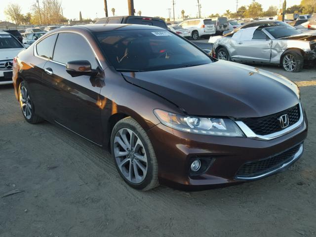 1HGCT2B8XEA006135 - 2014 HONDA ACCORD EXL Qəhvəyi foto 1