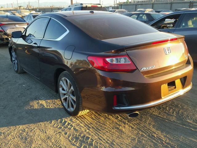 1HGCT2B8XEA006135 - 2014 HONDA ACCORD EXL BROWN photo 3