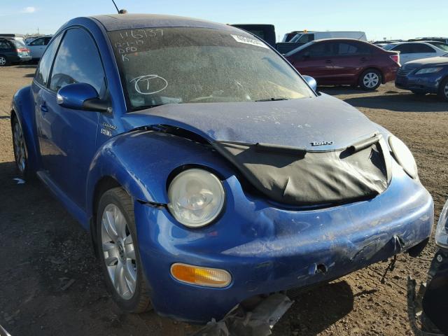3VWCD21C23M435493 - 2003 VOLKSWAGEN NEW BEETLE 蓝色 照片 1