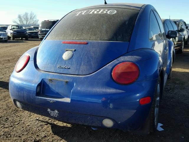 3VWCD21C23M435493 - 2003 VOLKSWAGEN NEW BEETLE 蓝色 照片 4