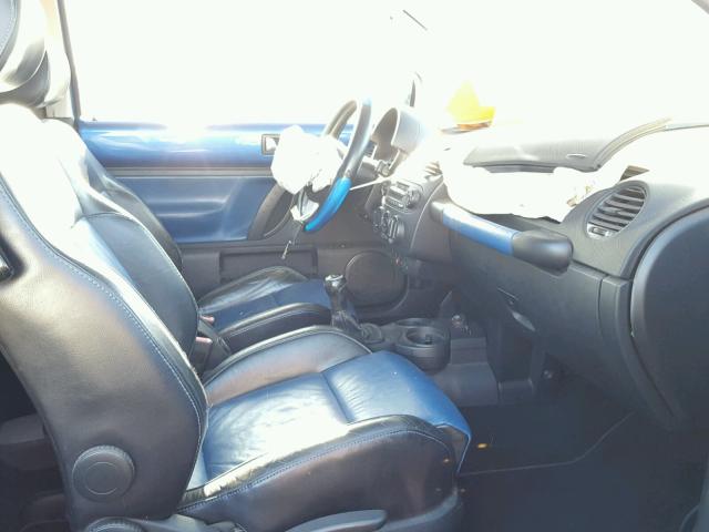 3VWCD21C23M435493 - 2003 VOLKSWAGEN NEW BEETLE 蓝色 照片 5