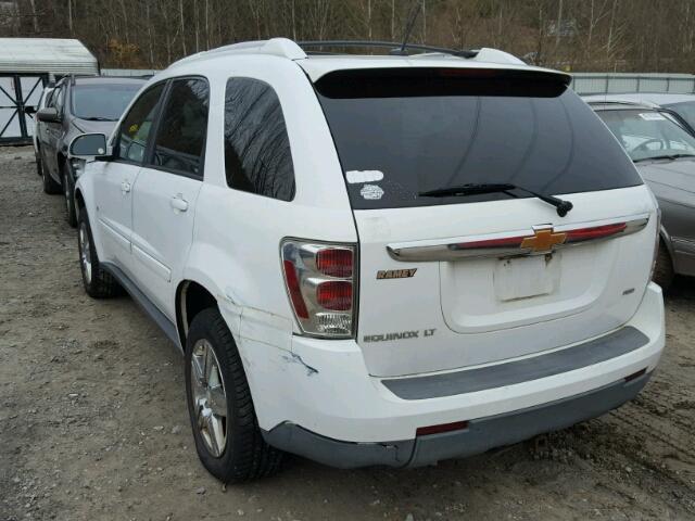 2CNDL73F776099737 - 2007 CHEVROLET EQUINOX LT WHITE photo 3