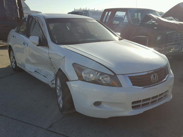 1HGCP36839A039293 - 2009 HONDA ACCORD EXL WHITE photo 1