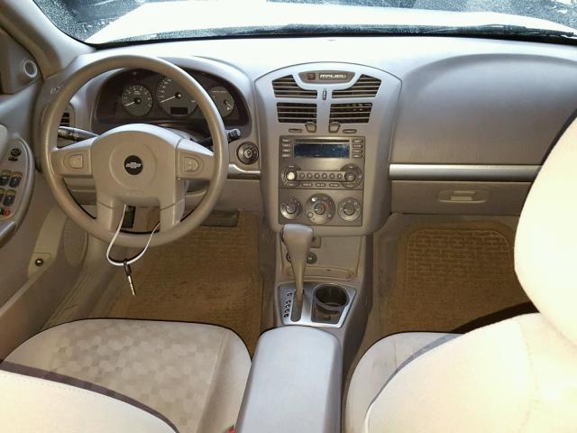 1G1ZT52865F262469 - 2005 CHEVROLET MALIBU LS WHITE photo 9