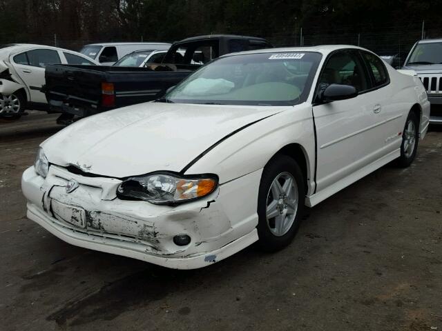 2G1WX12K639379499 - 2003 CHEVROLET MONTE CARL WHITE photo 2