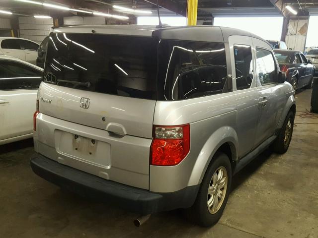 5J6YH28727L014493 - 2007 HONDA ELEMENT EX SILVER photo 4