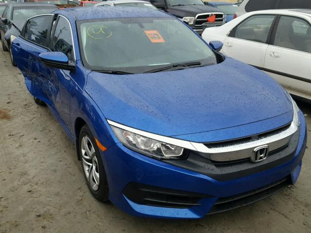 19XFC2F52GE063067 - 2016 HONDA CIVIC LX BLUE photo 1