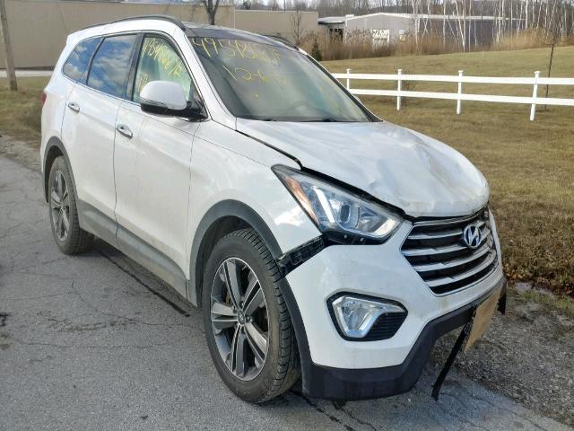 KM8SRDHF5DU025078 - 2013 HYUNDAI SANTA FE L WHITE photo 1