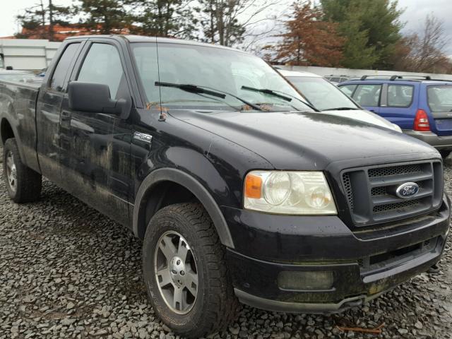 1FTPX14504FA08186 - 2004 FORD F150 BLACK photo 1