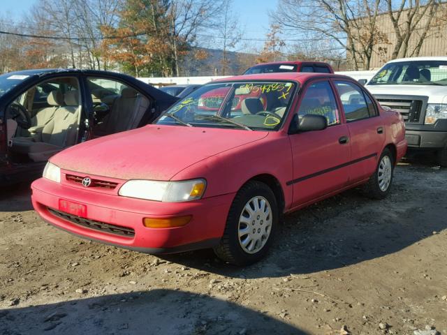 2T1BA02E7VC217220 - 1997 TOYOTA COROLLA BA RED photo 2