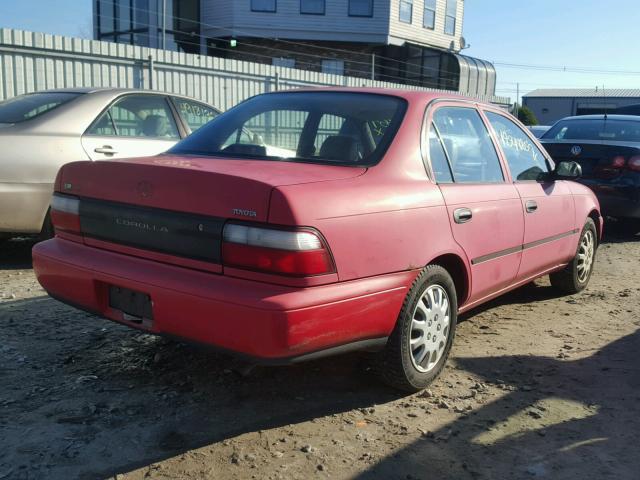 2T1BA02E7VC217220 - 1997 TOYOTA COROLLA BA RED photo 4