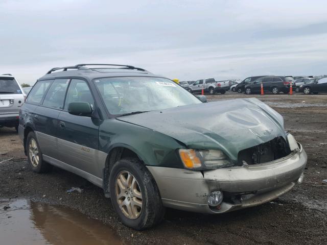 4S3BH686617670481 - 2001 SUBARU LEGACY OUT GREEN photo 1