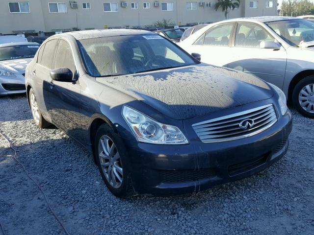 JNKCV61E89M010887 - 2009 INFINITI G37 BASE GRAY photo 1