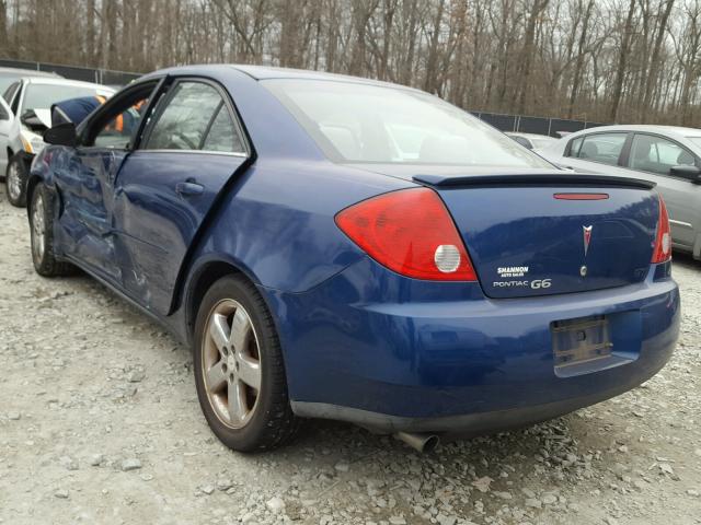 1G2ZH558264162536 - 2006 PONTIAC G6 GT BLUE photo 3