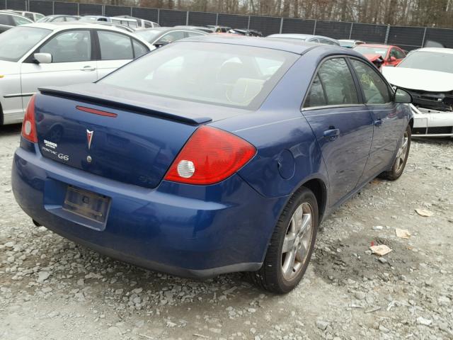 1G2ZH558264162536 - 2006 PONTIAC G6 GT BLUE photo 4