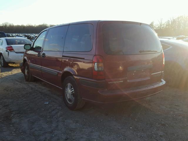 1GNDX03E33D200685 - 2003 CHEVROLET VENTURE RED photo 3