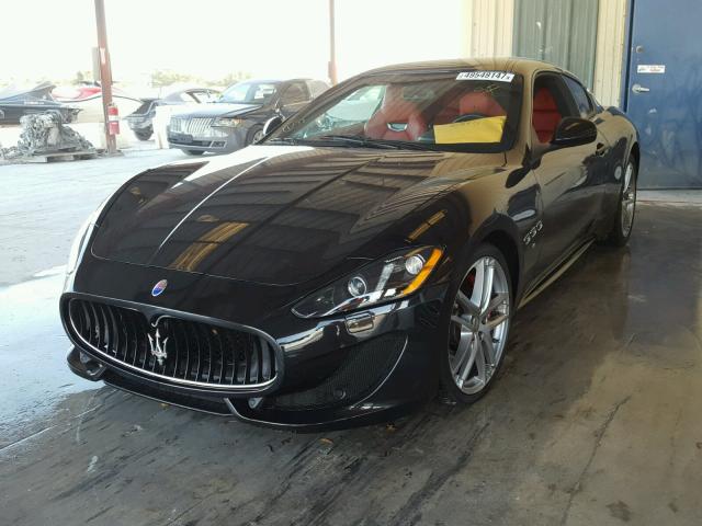 ZAM45VLA7F0138272 - 2015 MASERATI GRANTURISM BLACK photo 2