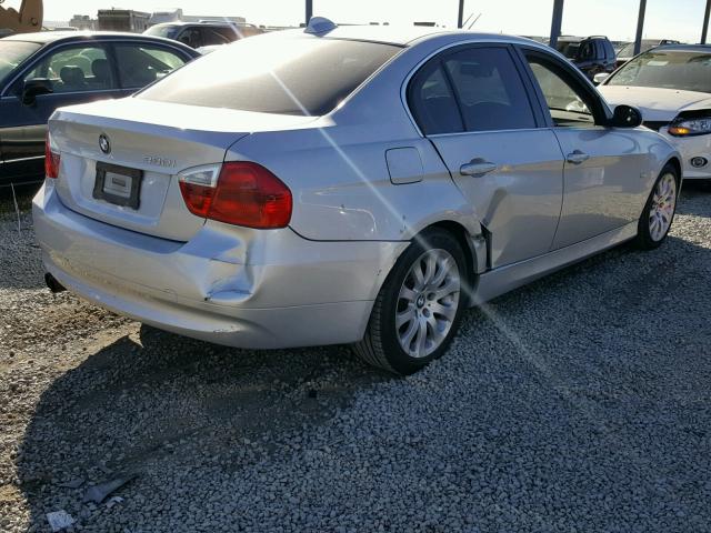 WBAVB33596KS37511 - 2006 BMW 330 I SILVER photo 4