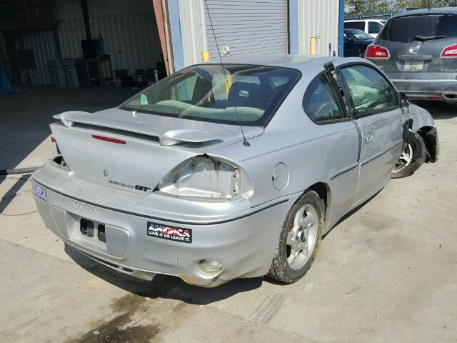 1G2NW12E24C152616 - 2004 PONTIAC GRAND AM G SILVER photo 4