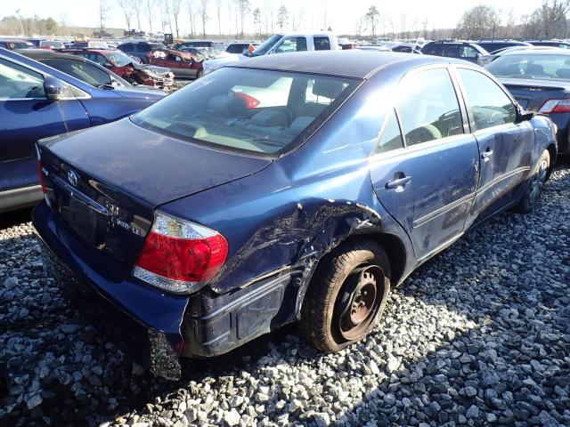 4T1BE30K86U152702 - 2006 TOYOTA CAMRY LE BLUE photo 4