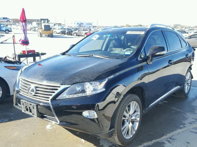 2T2ZK1BA4EC141143 - 2014 LEXUS RX 350 BLACK photo 2