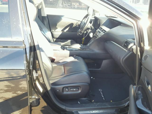 2T2ZK1BA4EC141143 - 2014 LEXUS RX 350 BLACK photo 5