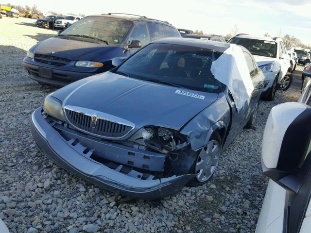 1LNHM86S94Y630360 - 2004 LINCOLN LS BLUE photo 2