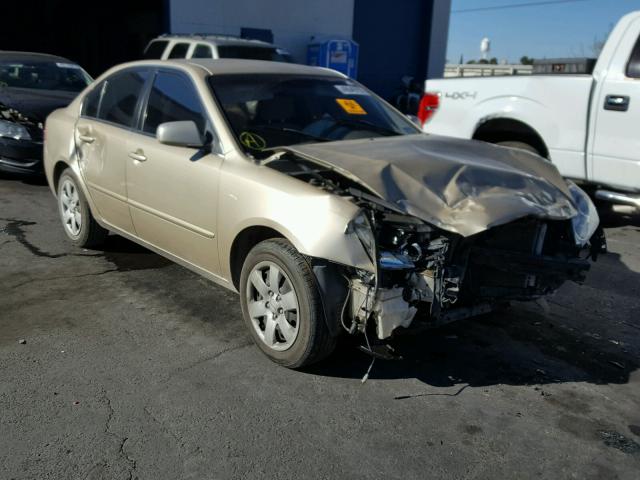 KNAGE123585207072 - 2008 KIA OPTIMA LX GOLD photo 1