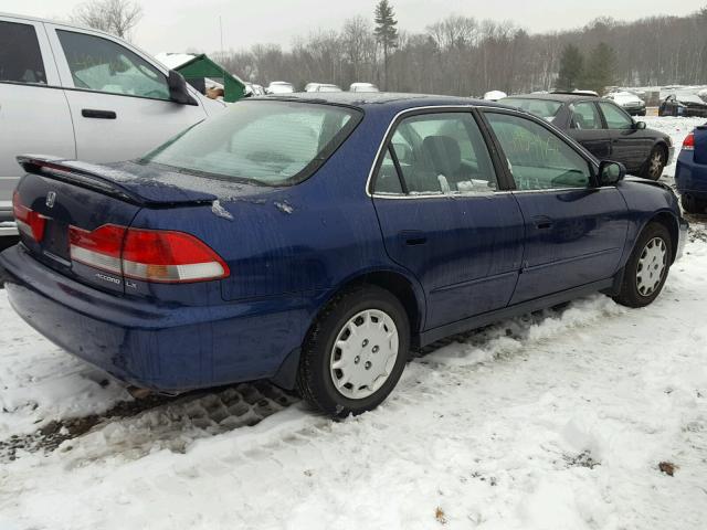 1HGCG66562A153009 - 2002 HONDA ACCORD LX BLUE photo 4