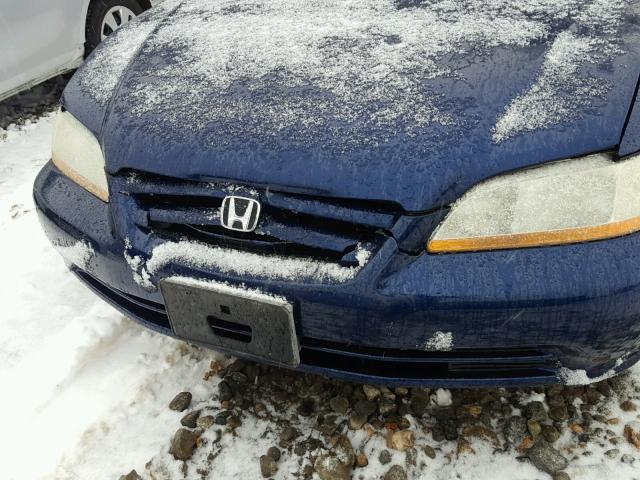 1HGCG66562A153009 - 2002 HONDA ACCORD LX BLUE photo 9