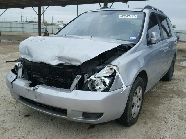 KNDMB133496279325 - 2009 KIA SEDONA SILVER photo 2