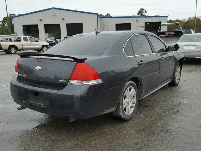 2G1WG5E34D1184190 - 2013 CHEVROLET IMPALA LT CHARCOAL photo 4