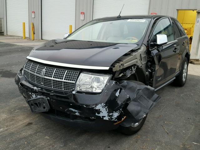 2LMDU88C37BJ21066 - 2007 LINCOLN MKX BLACK photo 2